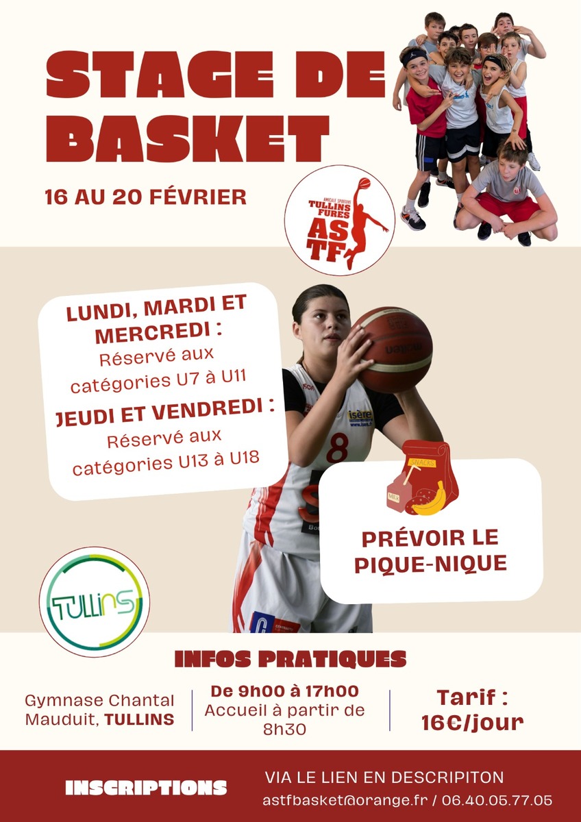 Stage des vacances d'hiver