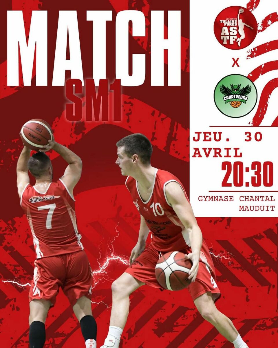 Jeudi soir 20h30 - SM1 face à Chartreuse BC