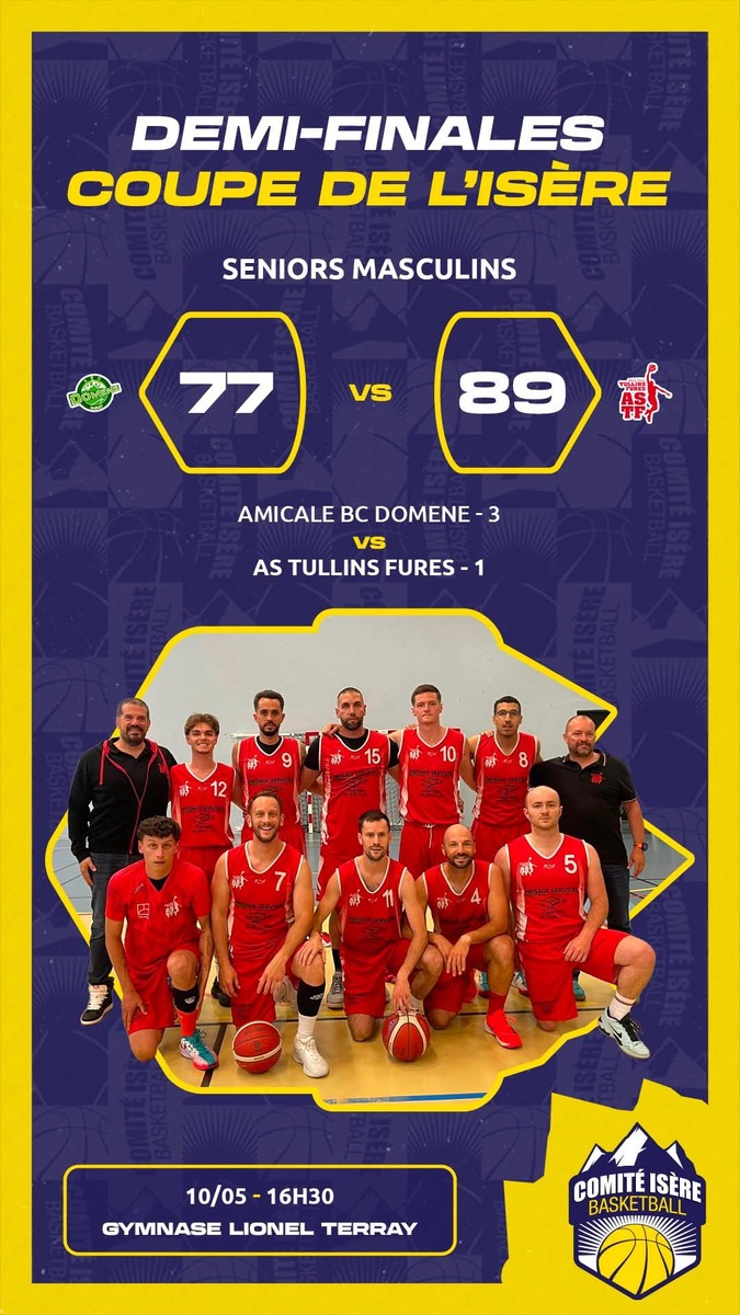 1/2 finales de coupe - Les SM1 en finale, fin des beaux parcours pour les féminines.