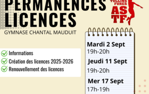 Permanences licences
