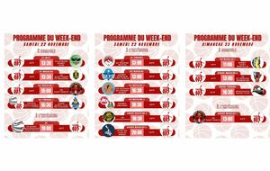 Programme week-end 22 et 23/11