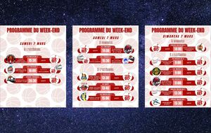 Week-end du 7 et 8 Mars