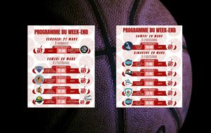 Programme week-end du 27-28 et 29-03