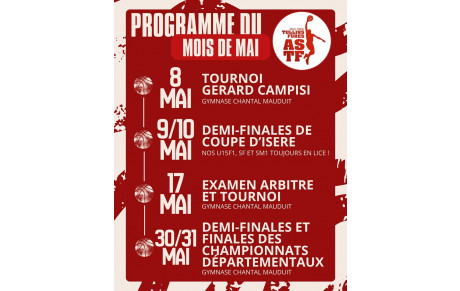 Voilà le programme !